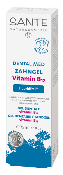 Zubní krém Santé s vitamínem B12 bez fluoridů